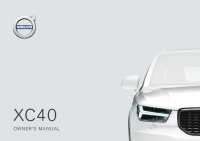 Volvo XC40 - Owners manual 2018 EN